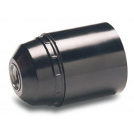 Portalamparas Liso E 27 Negro