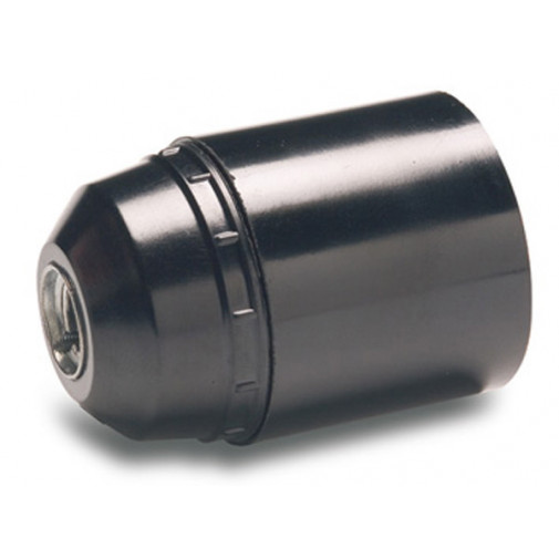 Portalamparas Liso E 27 Negro