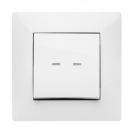 Pulsador Luminoso Blanco 10 A