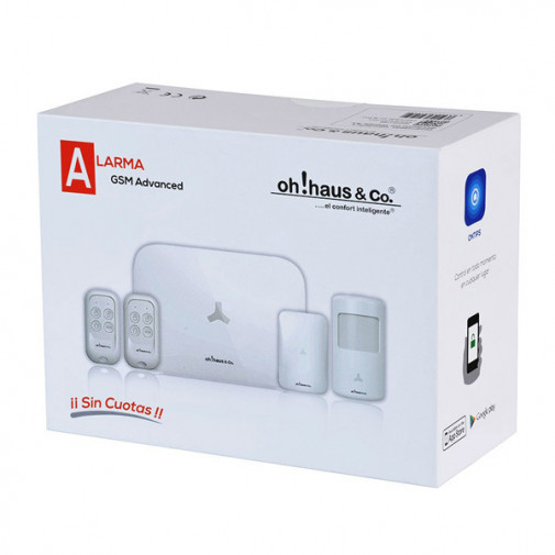 Alarma Gsm+sen Mov+puerta/vent+2mandos 2