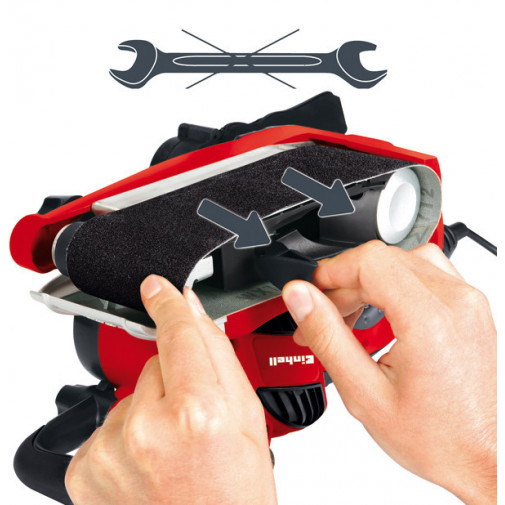 Lijadora De Banda El 75x533mm 850 W 2