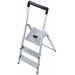 Hailo Aluminio 5_8948-001-Escalera de Tijera L40 EasyClix (8 peldaños), 150 kg