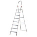 Escalera Aluminio Rolser Unica 8 Peldaños. Certificada según Norma Europea EN-131 para Uso doméstico y Profesional.