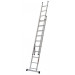 Escalera Industrial Combinada 2 Tramos 2x9 2.52 / 4.31 M - Profer Top - Pt1530