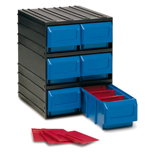 Contenedor Cajon 6 Estantes 300/6