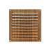 Rejilla Madera Clara Blister 15X15 Cm - INOFIX - 1253-3G..
