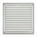 Brinox B70580A - Rejilla de ventilación (20 x 20 cm) color aluminio