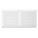 Brinox B70540D - Rejilla de ventilación (20 x 40 cm) color lacado blanco