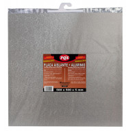 Placa Aislante Fibra Roca+alum 50x50 Cm