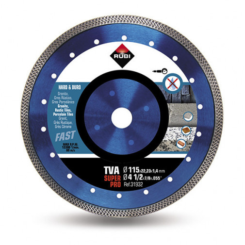 Disco Diamante Tva M Duros 115x1,4 Mm