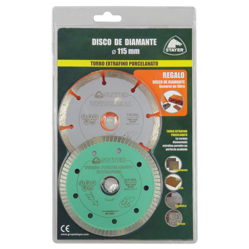 Disco Diamante Pack Porcelanat 115 Mm