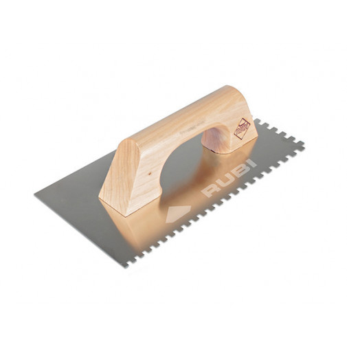 Llana Dentada Acero M/mad 8x8 28 Cm