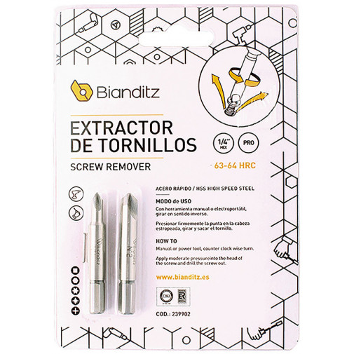 Punta Extractora Tornillos
