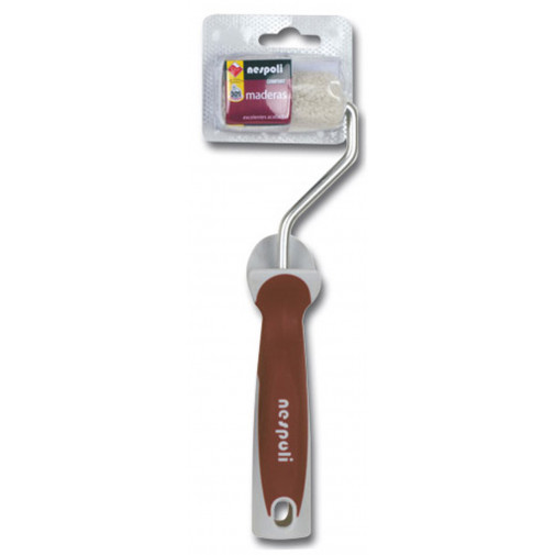 Mini Rodillo Maderas Teflon 6 Cm