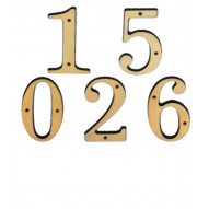 Numero Laton Display N.8 10 Cm