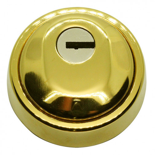 Escudo Alta Seg. Acero Oro