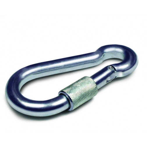 Mosqueton Bombero C/seguro Zn 9x90 Mm