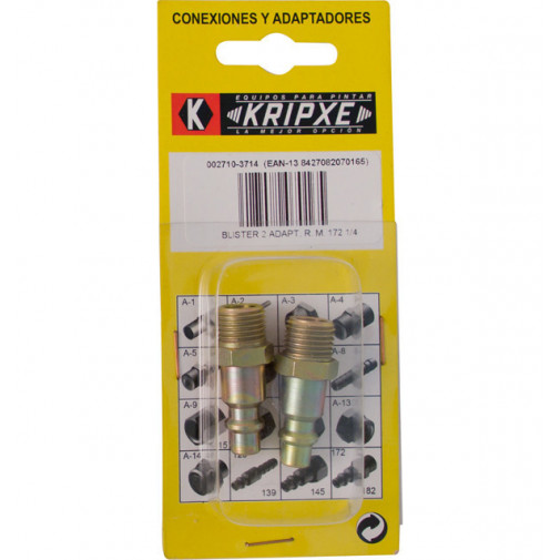 Adaptador Macho Enchufe R. B.2 1/4'