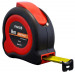 FISCO TK8M/D Flexómetro profesional Clase II con cámaras de aire en el interior que amortiguan los impactos (8 m x 25 mm) Negro
