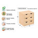 ASTIGARRAGA KIT LINE Cajonera 3x2 cajones MINIBLOC, Madera, BLOC-3X2