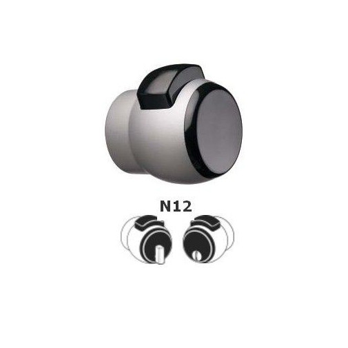 Pomo Pta 70mm 12-70-na Alum Condena Cerraval