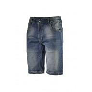 Bermuda Denim Elastico Azul M