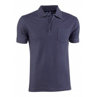 Polo M/corta Algodon A Marino L