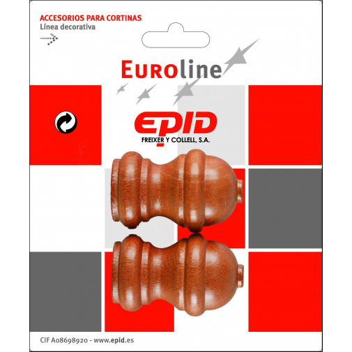 Terminal Barra Cort 19mm Mad Avell. Epid 2 Pz