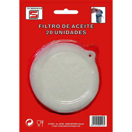 Filtros Aceite Grasera 20 Unid