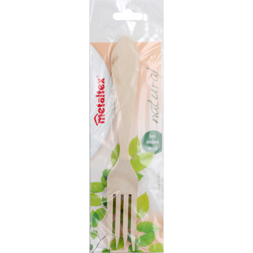 Tenedor Madera 22 Cm 2