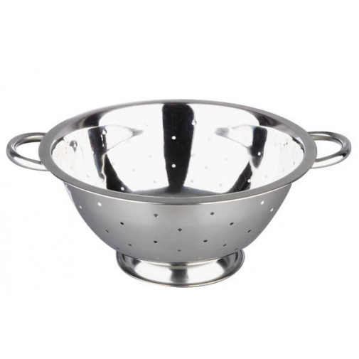 Escurridor Inox C/base 24 Cm