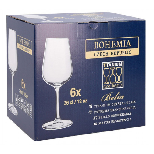 Copa Vino Cristal Belia Set 6 36 Cl 2