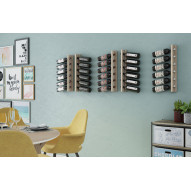 Botellero Madera Mural 6 Botel 61x10x8 Cm 2