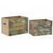 Caja Madera Tropical Set-2 30x22x22cm