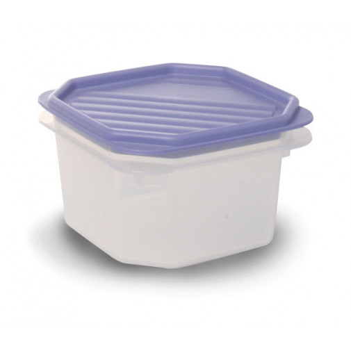 Hermetico Cuadrado Azul 0,6 L