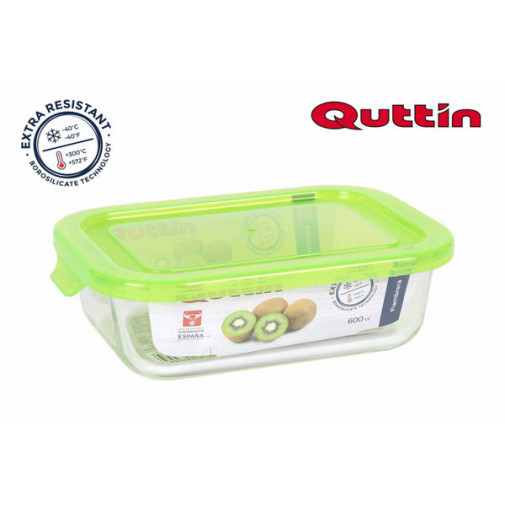 Hermetico Vidrio Rect 17,5x13cm