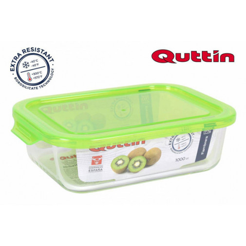 Hermetico Vidrio Rect 20,5x15cm