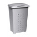 TATAY Millenium Cesto para Ropa Sucia con Tapa, 60 l de Capacidad, Plástico Polipropileno, Gris, 43 x 35,5 x 64 cm
