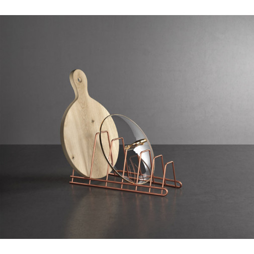 Soporte Tapaderas Copper 34x15x18cm 2