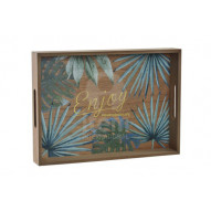 Bandeja Madera Tropical 36x26x5 Cm