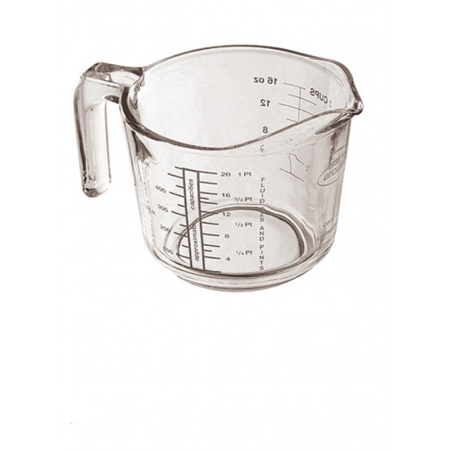 Jarra Medidora Cristal 0,5 L