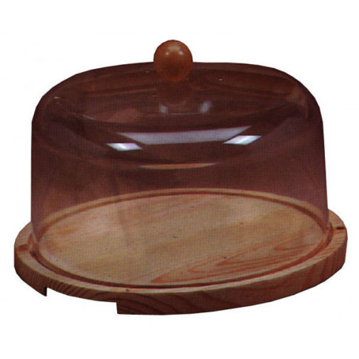 Quesera Madera T/plastico 22 Cm