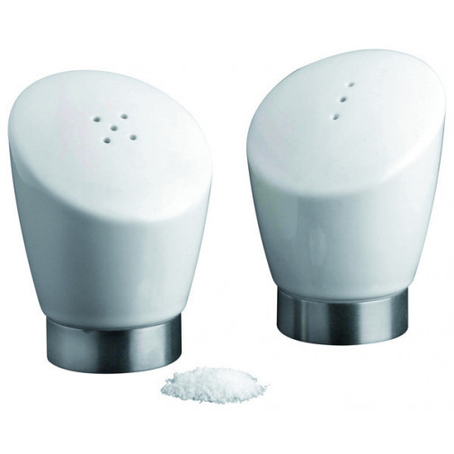 Salero Y Pimentero Porcel/inox