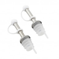 Tapon C/vertedor Cromo Jgo 2