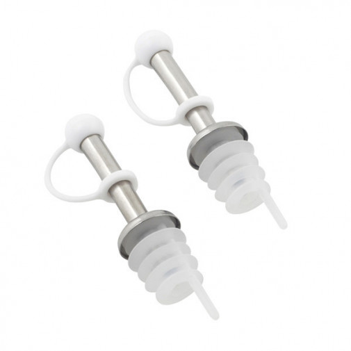 Tapon C/vertedor Cromo Jgo 2