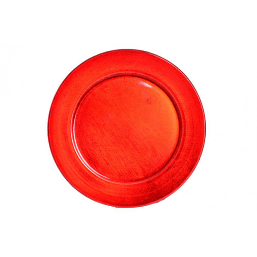 Bajo Plato Pan Pp Rojo 13x13 Cm