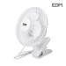 EDM 33961 Ventilador Pinza 15W, Blanco, 15 cm
