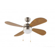 Ventilador Techo C/luz 4aspas 105cm 50 W
