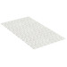 Alfombra Baño Pvc Blanco Perg. 70x36 Cm