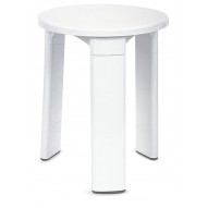 Taburete BaÑo Blanco